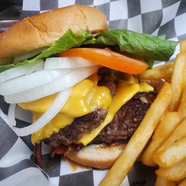 Indominus Rex - Double Bacon Burger.