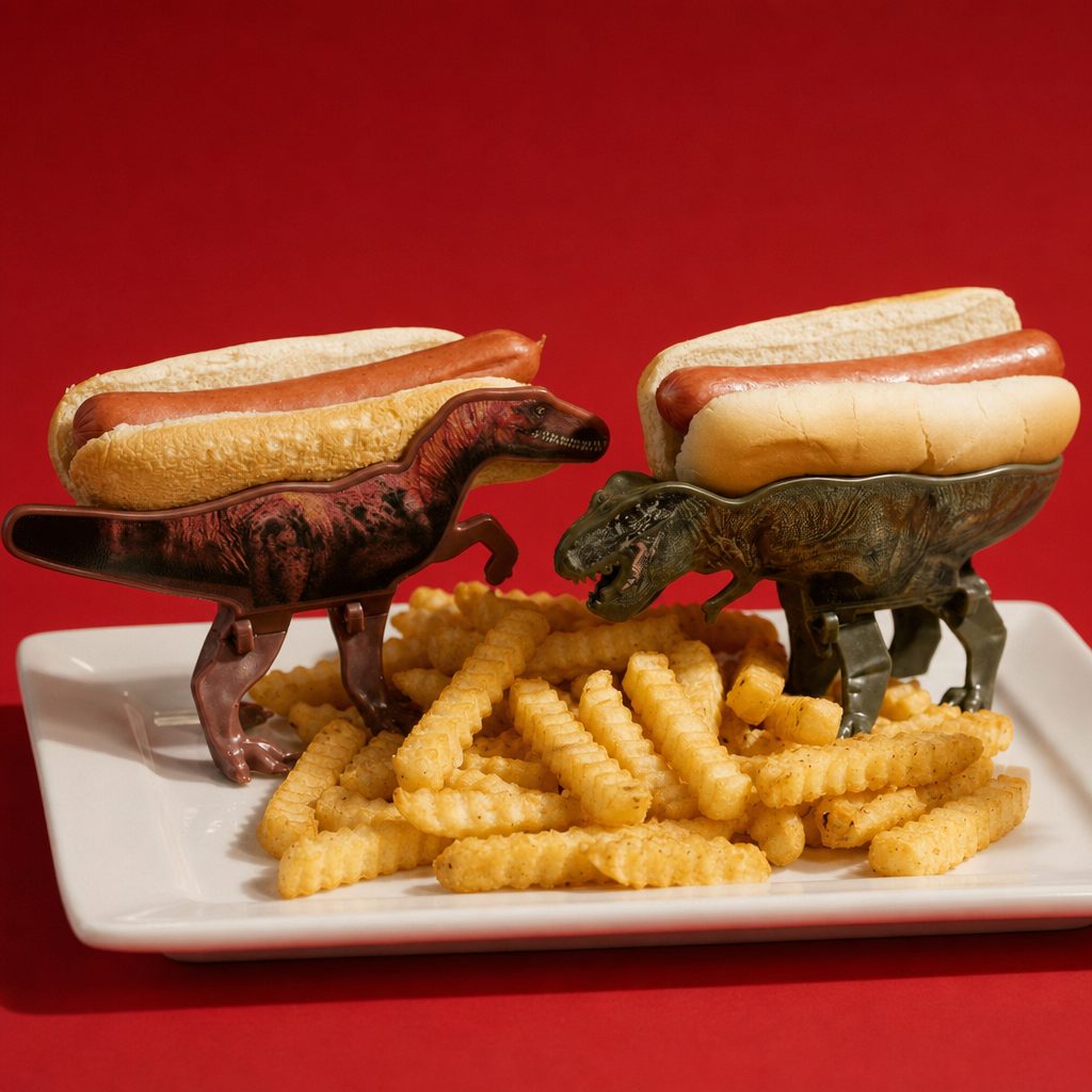 Dino Dog & Fries.