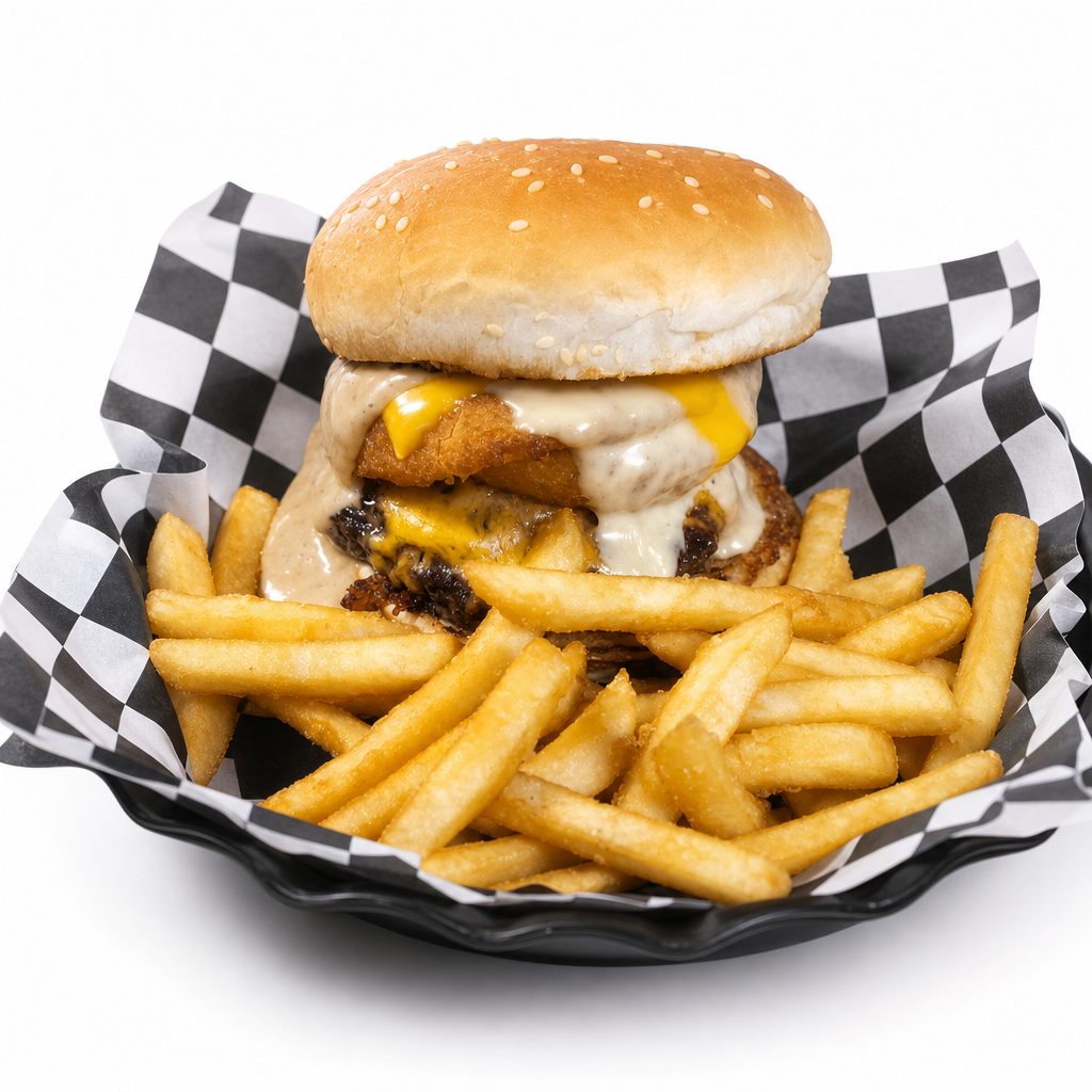 Moonshiner Rex Burger.