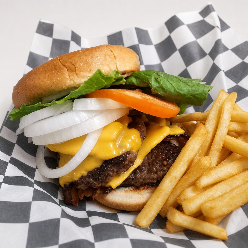 Indominus Rex - Double Bacon Burger.