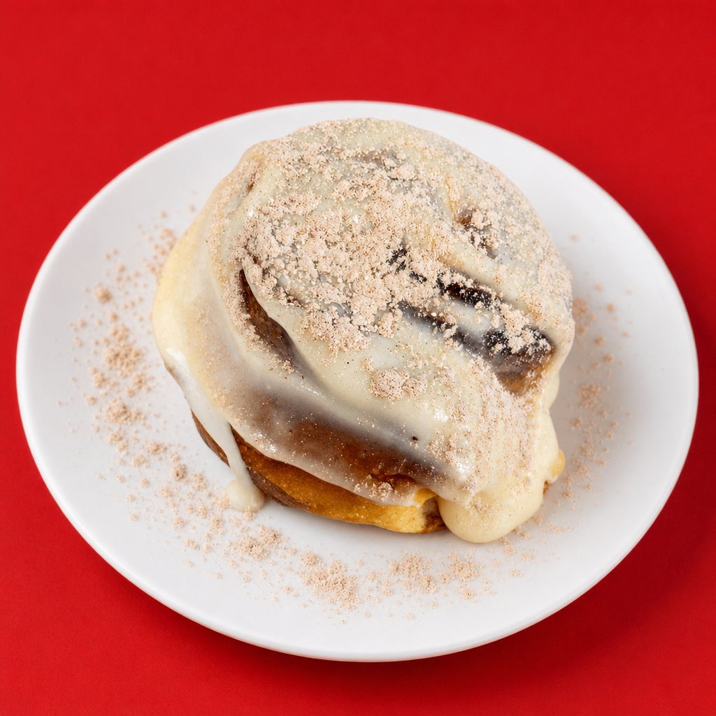 House Made Cinnamon Roll.