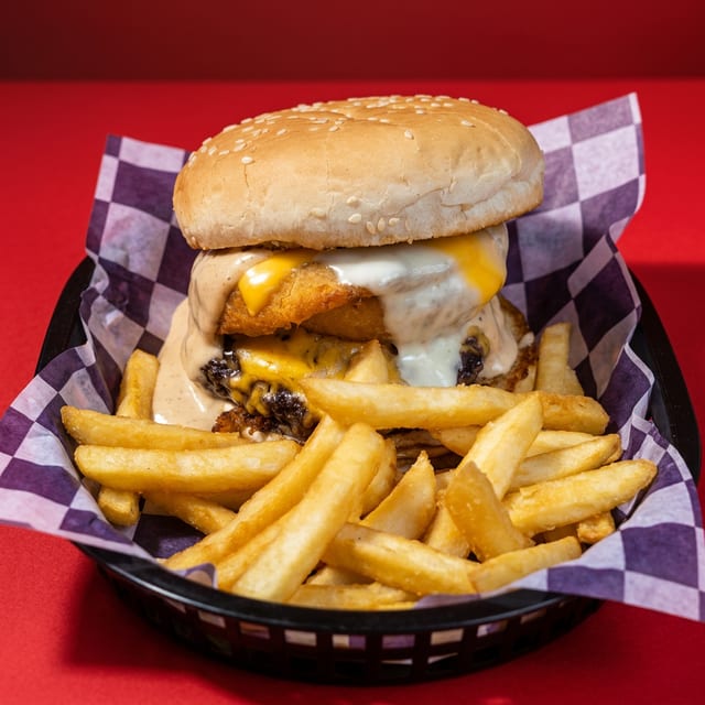 Moonshiner Burger.